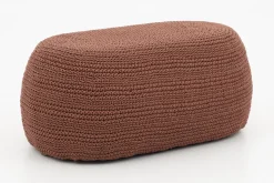Banquettes|Fauteuils<Flamant SARINO, pouf de jardin, ovale Rouge