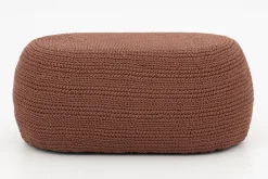 Banquettes|Fauteuils<Flamant SARINO, pouf de jardin, ovale Rouge