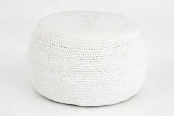Banquettes|Fauteuils<Flamant SARINO, pouf de jardin, Ø84x48 Blanc
