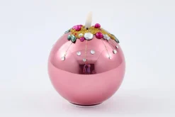 Bougies|Décoration<Flamant SAVINA, bougie leds, vieux Rose