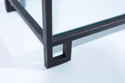 Tables D’Appoint & Consoles|Tables D’Appoint & Consoles<Flamant SCALETTO, table console, métal et verre Brun