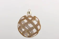 Boules De Noël|Boules De Noël<Flamant SHAM, boule de Noël Or