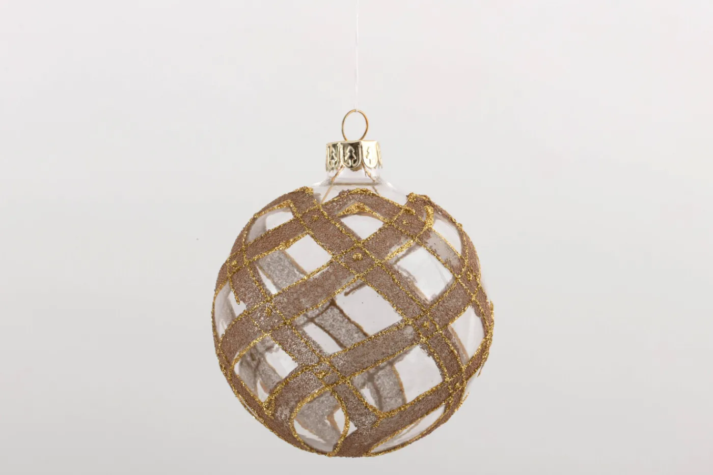 Boules De Noël|Boules De Noël<Flamant SHAM, boule de Noël Or