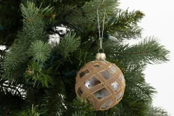 Boules De Noël|Boules De Noël<Flamant SHAM, boule de Noël Or