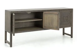 Armoires|Armoires<Flamant SHARLIE, buffet, 4 portes Brun
