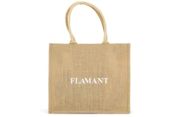 Jeux De Société Et Lifestyle|Décoration<Flamant SHOPPER , sac de courses, jute, natural Blanccassé