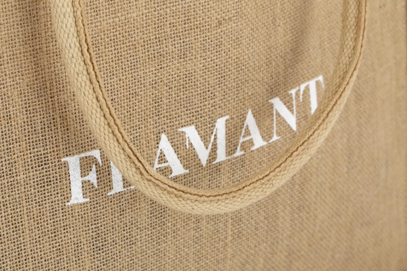 Jeux De Société Et Lifestyle|Décoration<Flamant SHOPPER , sac de courses, jute, natural Blanccassé