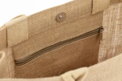 Jeux De Société Et Lifestyle|Décoration<Flamant SHOPPER , sac de courses, jute, natural Blanccassé