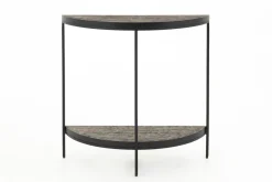 Tables D’Appoint & Consoles|Tables D’Appoint & Consoles<Flamant SIBILLIA, table console, métal et bois Noir