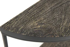 Tables D’Appoint & Consoles|Tables D’Appoint & Consoles<Flamant SIBILLIA, table console, métal et bois Noir