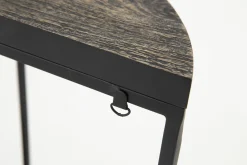 Tables D’Appoint & Consoles|Tables D’Appoint & Consoles<Flamant SIBILLIA, table console, métal et bois Noir