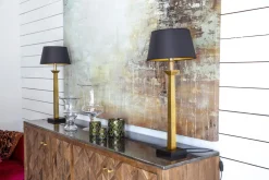 Lampes|Lampes De Table Et De Bureau<Flamant SINNE, lampe de table, finition laiton antique, noir mat Or