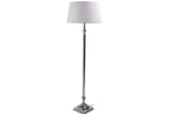 Lampadaires|Luminaire<Flamant SITA, lampadaire, laiton, nickel Argent