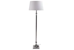 Lampadaires|Luminaire<Flamant SITA, lampadaire, laiton, nickel Argent
