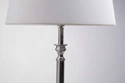 Lampadaires|Luminaire<Flamant SITA, lampadaire, laiton, nickel Argent