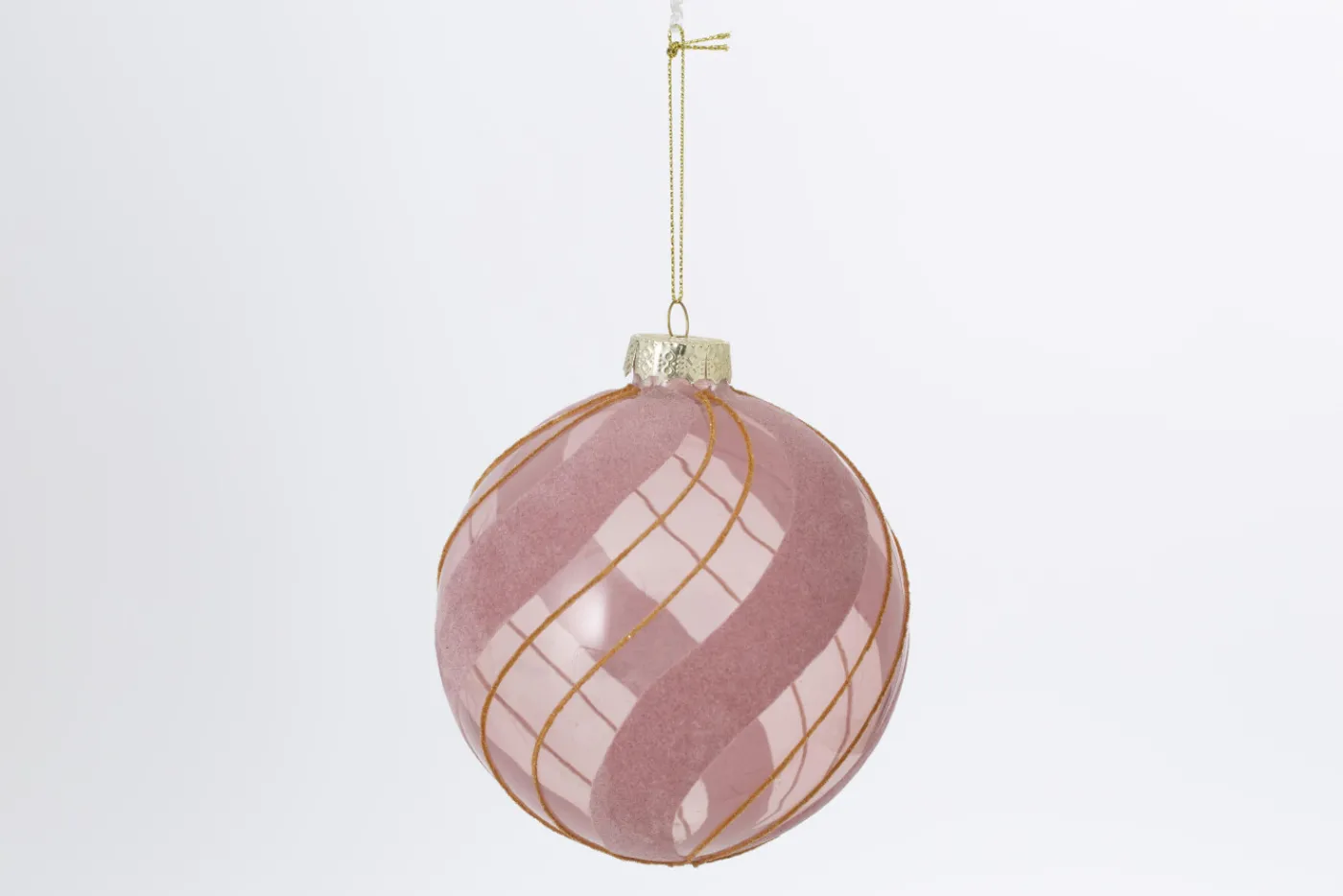 Boules De Noël|Boules De Noël<Flamant SOLENE, boule de Noël, L Rose