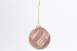 Boules De Noël|Boules De Noël<Flamant SOLENE, boule de Noël, S Rose