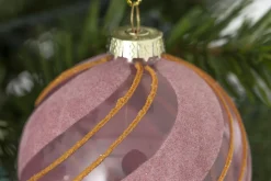 Boules De Noël|Boules De Noël<Flamant SOLENE, boule de Noël, S Rose