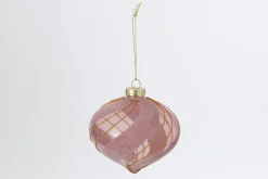 Boules De Noël|Boules De Noël<Flamant SOLENE, pendentif Noël Rose