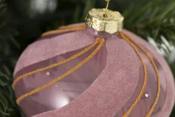 Boules De Noël|Boules De Noël<Flamant SOLENE, pendentif Noël Rose