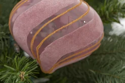 Boules De Noël|Boules De Noël<Flamant SOLENE, pendentif Noël Rose