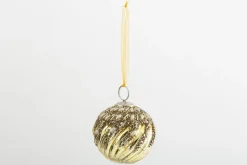 Boules De Noël|Boules De Noël<Flamant SOMEI, boule de Noël Or