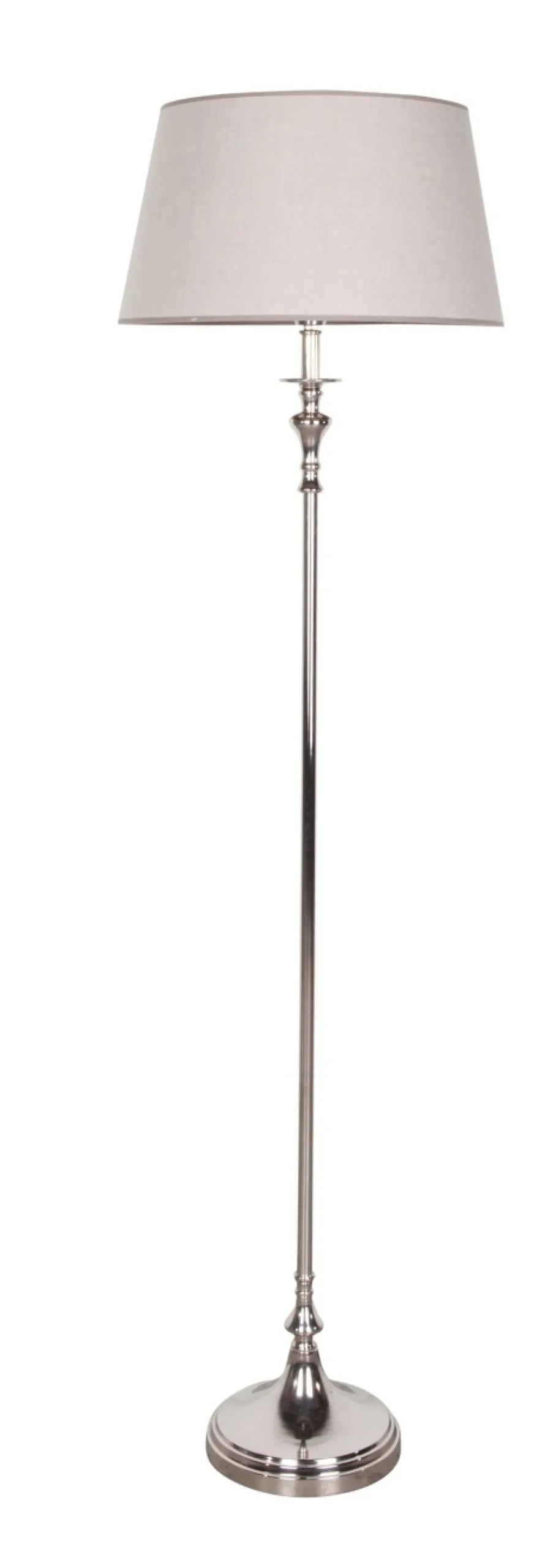 Lampadaires|Luminaire<Flamant SORAH, lampadaire, laiton, nickel Argent