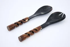 Couverts|Couverts<Flamant SOTIANA, couverts à salade, set de 2 Brun