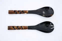 Couverts|Couverts<Flamant SOTIANA, couverts à salade, set de 2 Brun