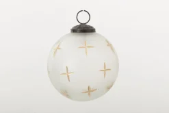 Boules De Noël|Boules De Noël<Flamant TANEL, boule de Noël, modèle 1 Blanc
