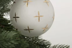 Boules De Noël|Boules De Noël<Flamant TANEL, boule de Noël, modèle 1 Blanc