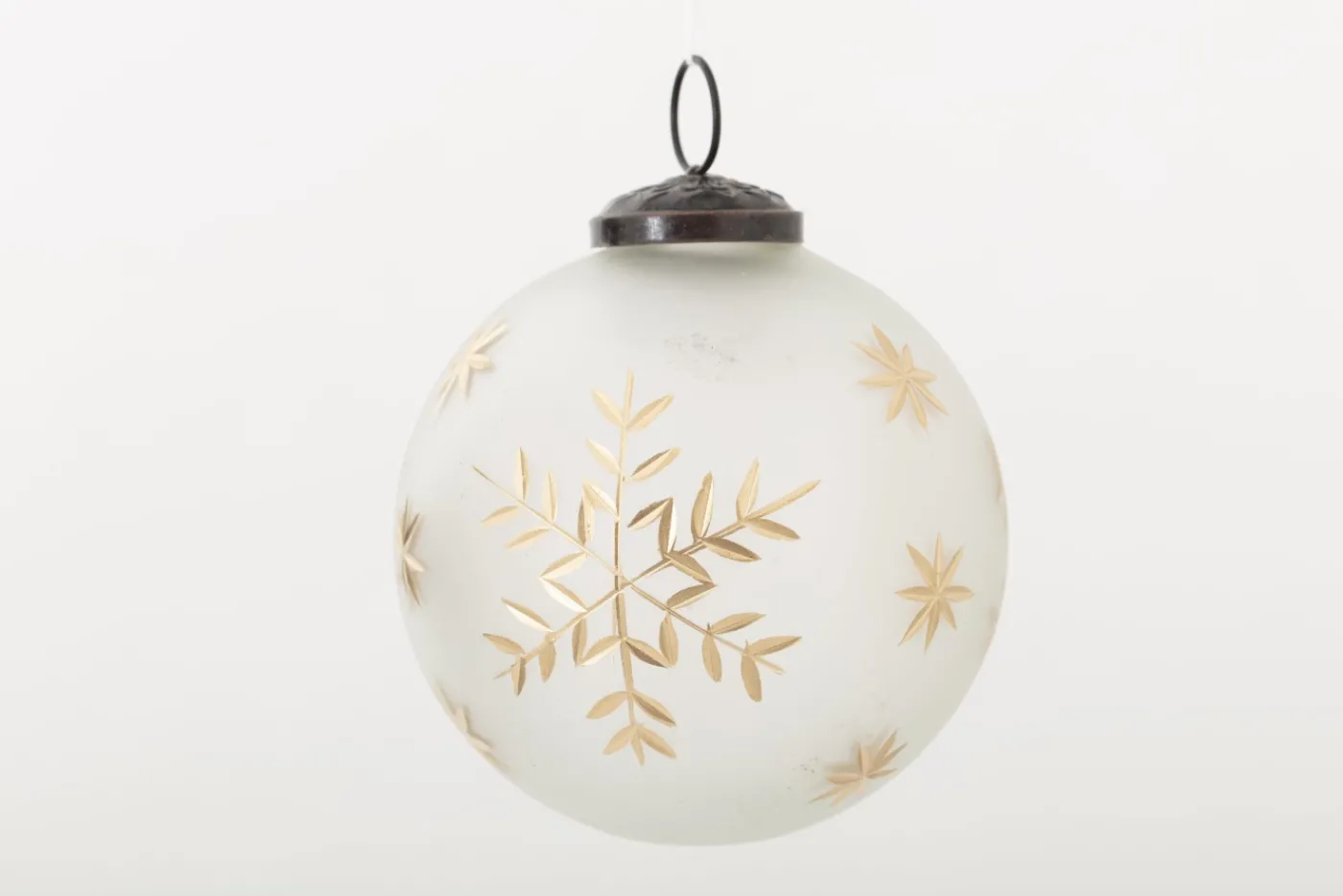 Boules De Noël|Boules De Noël<Flamant TANEL, boule de Noël, modèle 3 Blanc