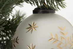 Boules De Noël|Boules De Noël<Flamant TANEL, boule de Noël, modèle 3 Blanc