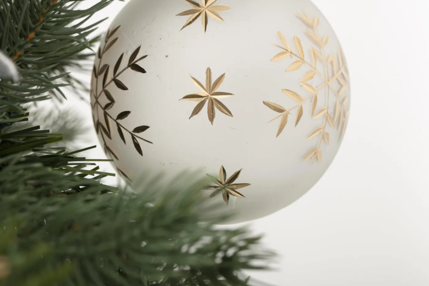 Boules De Noël|Boules De Noël<Flamant TANEL, boule de Noël, modèle 3 Blanc