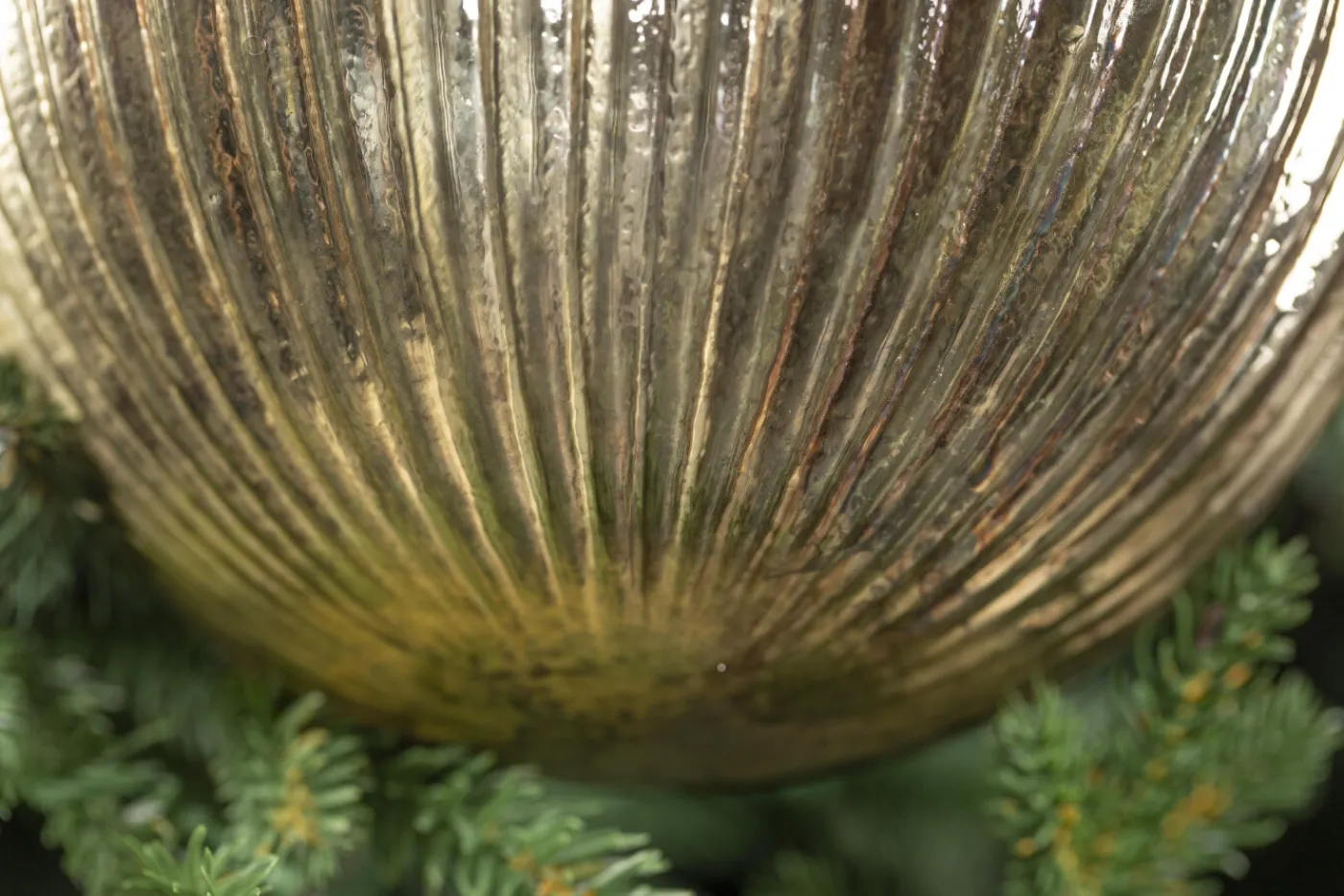 Boules De Noël|Boules De Noël<Flamant TANITH, boule de Noël, , L Or