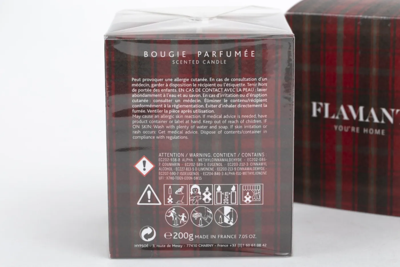 Bougies Parfumées & Parfums D’Ambiance|Bougies Parfumées Et Parfums D’Ambiance<Flamant TARTAN, bougie parfumée Rouge