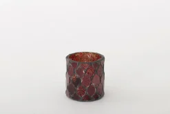 Porte Bougie, Chauffe-Plats Et Photophores|Porte Bougie, Chauffe-Plats Et Photophores<Flamant TEMPLES, photophore, verre, , S Rouge