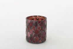 Porte Bougie, Chauffe-Plats Et Photophores|Porte Bougie, Chauffe-Plats Et Photophores<Flamant TEMPLES, photophore, verre, , M Rouge