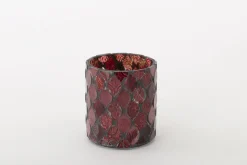 Porte Bougie, Chauffe-Plats Et Photophores|Porte Bougie, Chauffe-Plats Et Photophores<Flamant TEMPLES, photophore, verre, , M Rouge