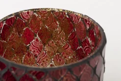 Porte Bougie, Chauffe-Plats Et Photophores|Porte Bougie, Chauffe-Plats Et Photophores<Flamant TEMPLES, photophore, verre, , L Rouge