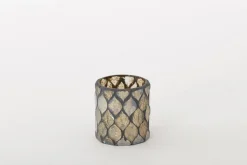Porte Bougie, Chauffe-Plats Et Photophores|Porte Bougie, Chauffe-Plats Et Photophores<Flamant TEMPLES, photophe, verre, , S Or