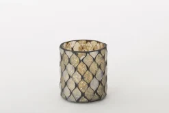 Porte Bougie, Chauffe-Plats Et Photophores|Porte Bougie, Chauffe-Plats Et Photophores<Flamant TEMPLES, photophe, verre, , M Or