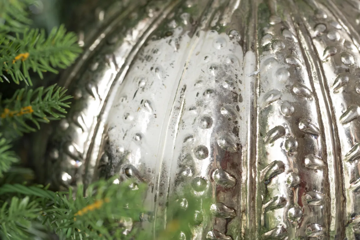 Boules De Noël|Boules De Noël<Flamant TERESE, boule de Noël, , L Argent