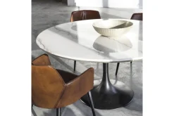 Chaises|Chaises<Flamant TERNI, chaise, vintage en cuir de buffle, pieds en bois massif Cognac