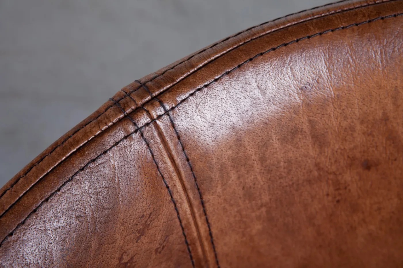 Chaises|Chaises<Flamant TERNI, chaise, vintage en cuir de buffle, pieds en bois massif Cognac