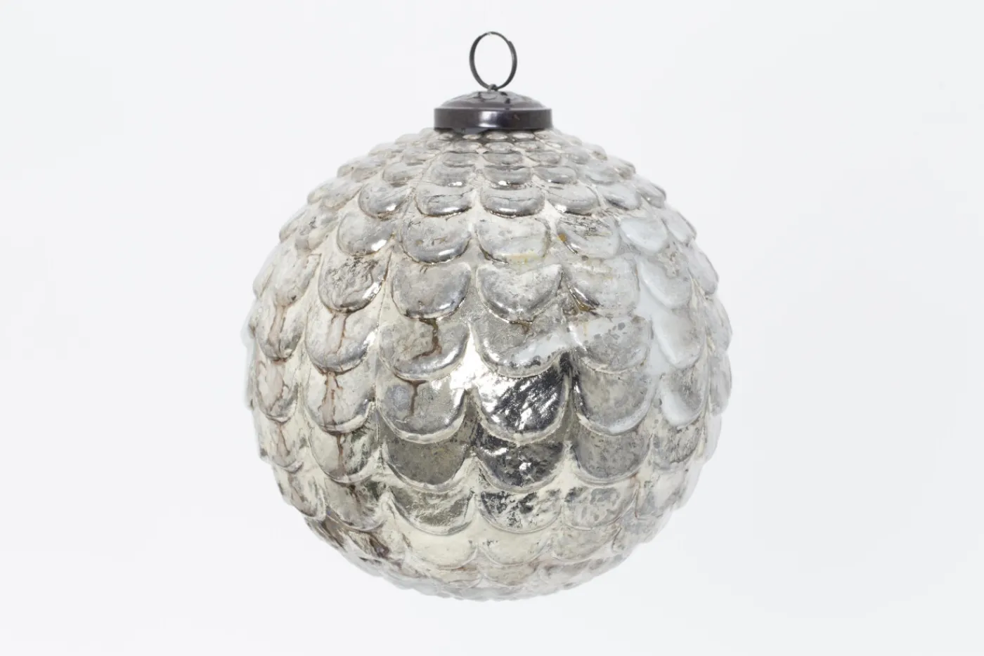 Boules De Noël|Boules De Noël<Flamant TESSIE, boule de Noël, , S Argent