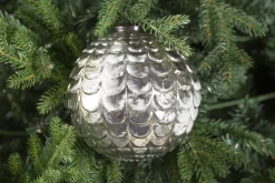 Boules De Noël|Boules De Noël<Flamant TESSIE, boule de Noël, , S Argent