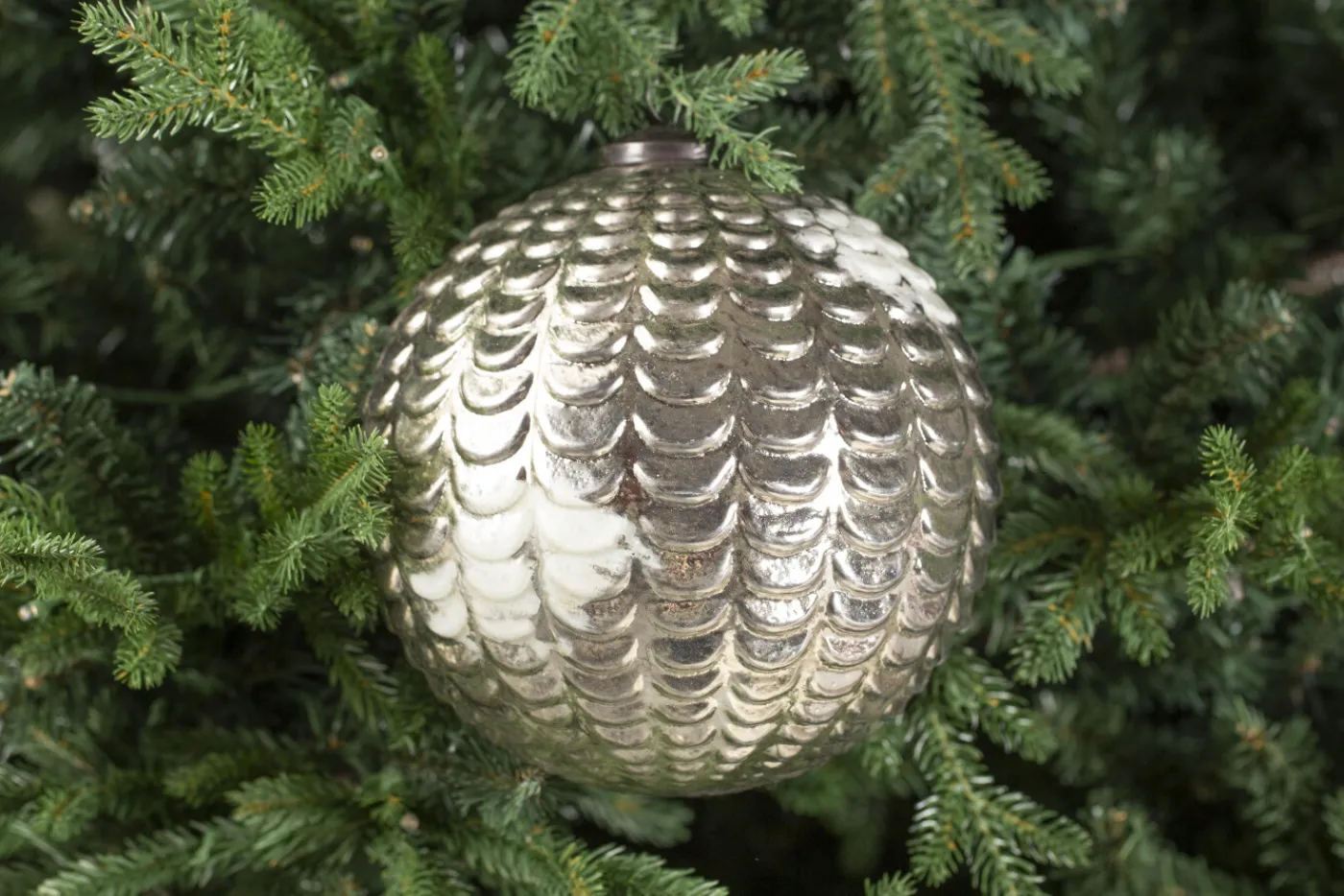 Boules De Noël|Boules De Noël<Flamant TESSIE, boule de Noël, , L Argent