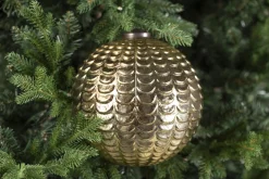 Boules De Noël|Boules De Noël<Flamant TESSIE, boule de Noël, , L Or