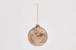 Boules De Noël|Boules De Noël<Flamant THERESA, boule de Noël Brun